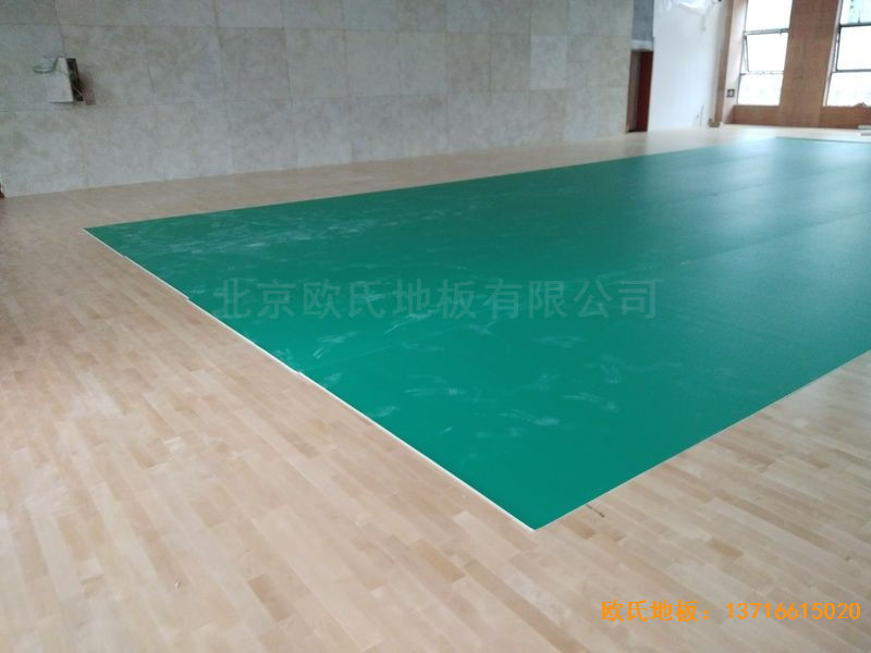 遵義仁懷市茅臺(tái)文體中心運(yùn)動(dòng)地板施工案例