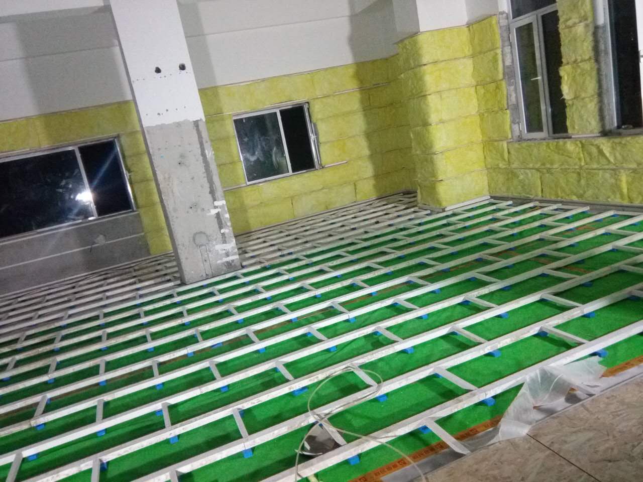 濱州南海小學籃球館項目安裝流程